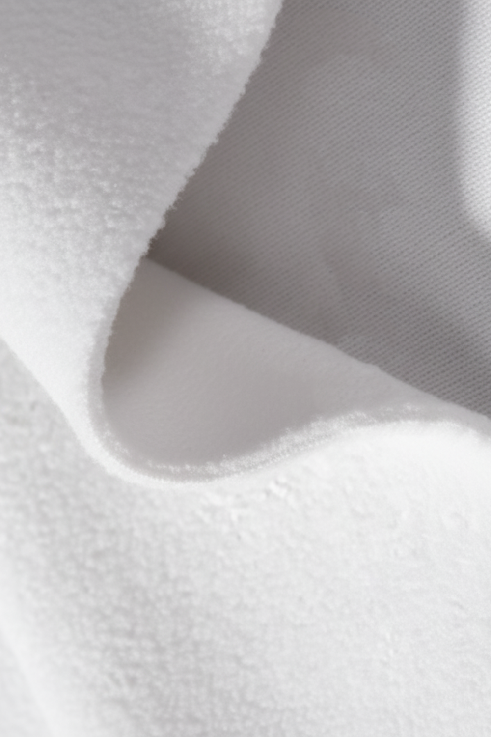 IVAR® White Fleece Pleated Pants