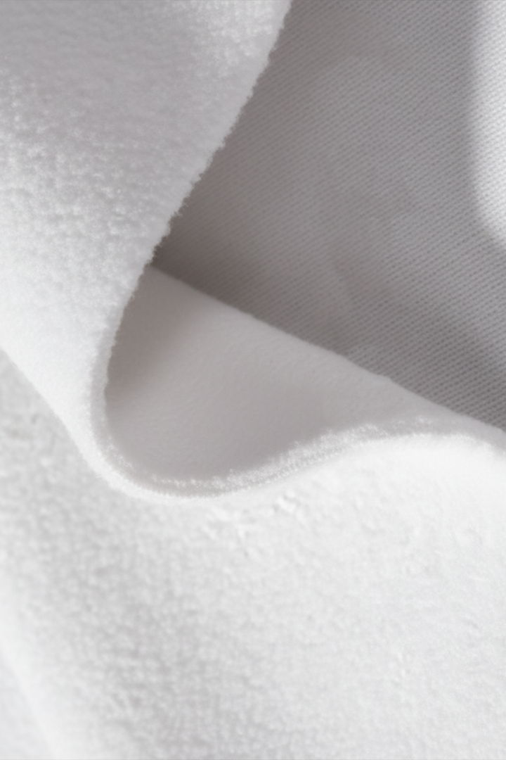 IVAR® White Fleece Pleated Pants