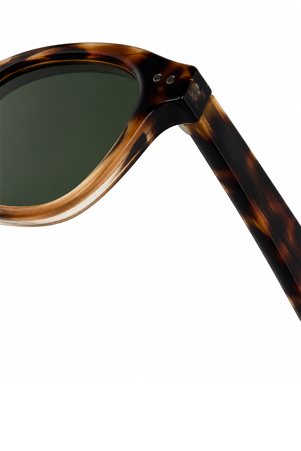 Ivar Woolland Glasses - Angled Detail View - IVAR Clothing