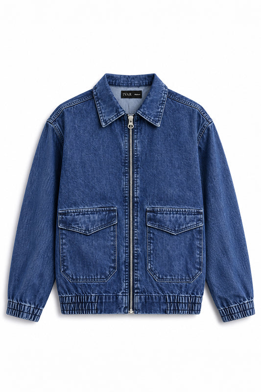 IVAR Navy Workshop Denim Jacket