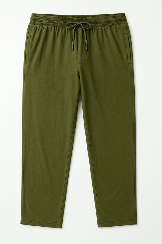 Army Green Knitted Pajama (100% Combed Cotton)