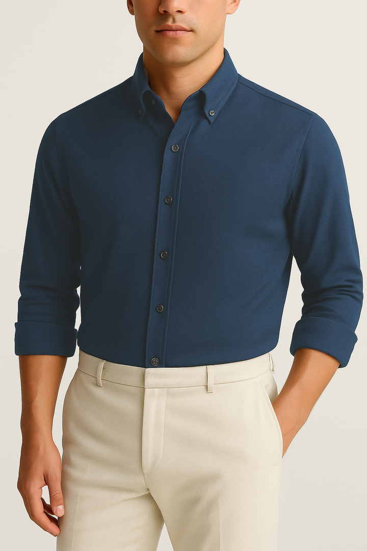 IVAR® Non Iron Azure Slim Fit Shirt