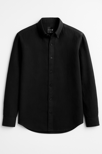 IVAR® Black Linen Shirt