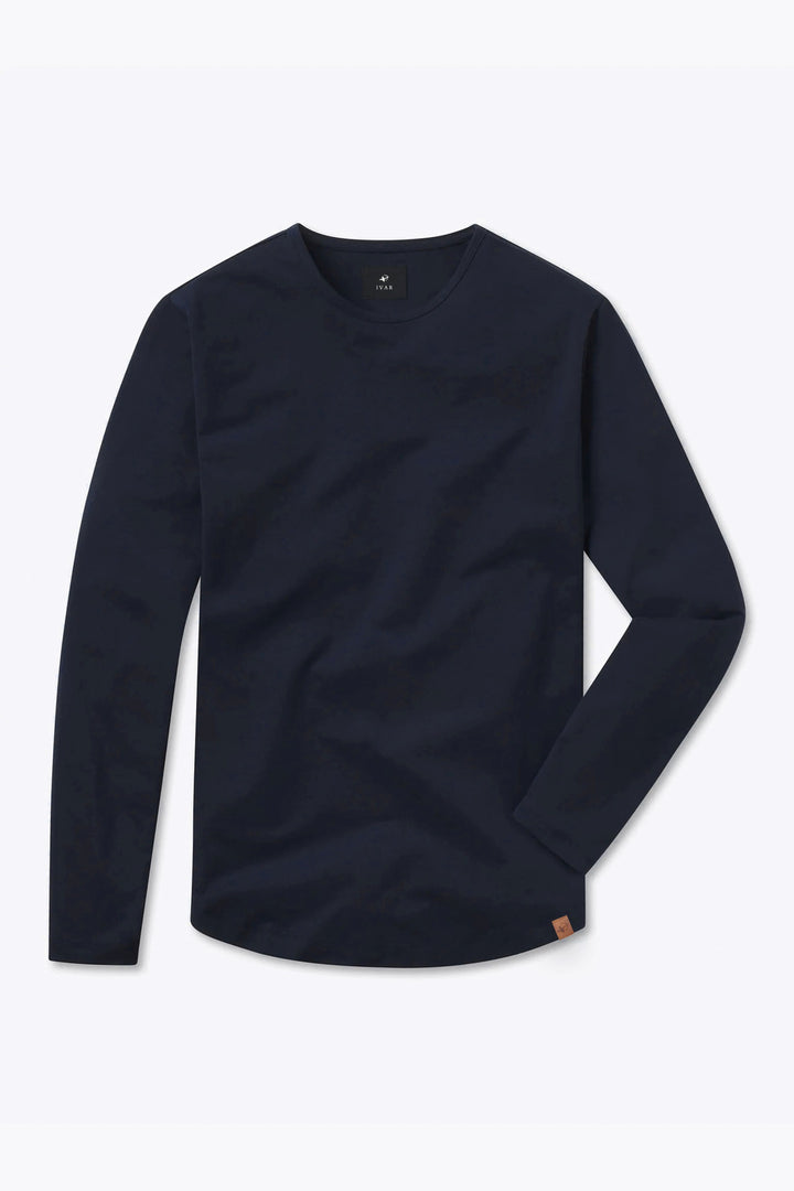 IVAR® Navy Heatlock Curved Hem T