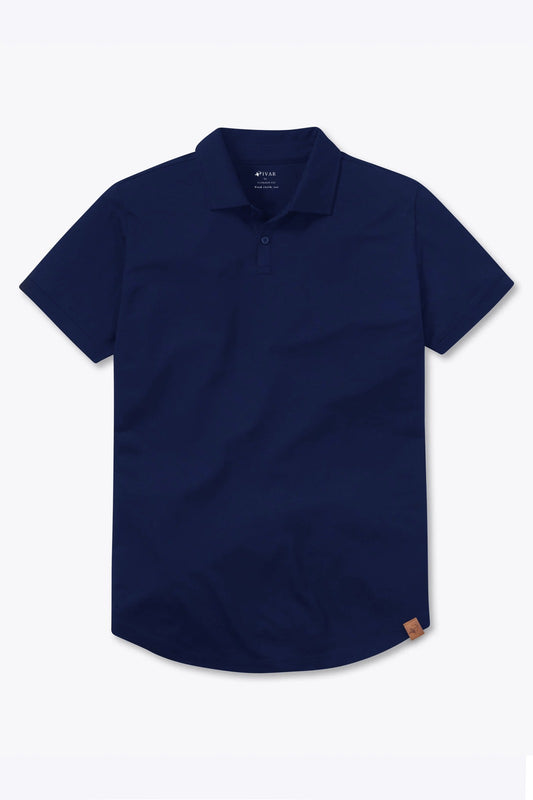 IVAR® Navy Blue Versaknit Polo