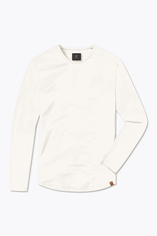 IVAR® Full Sleeve Luxeknit Cream T shirt