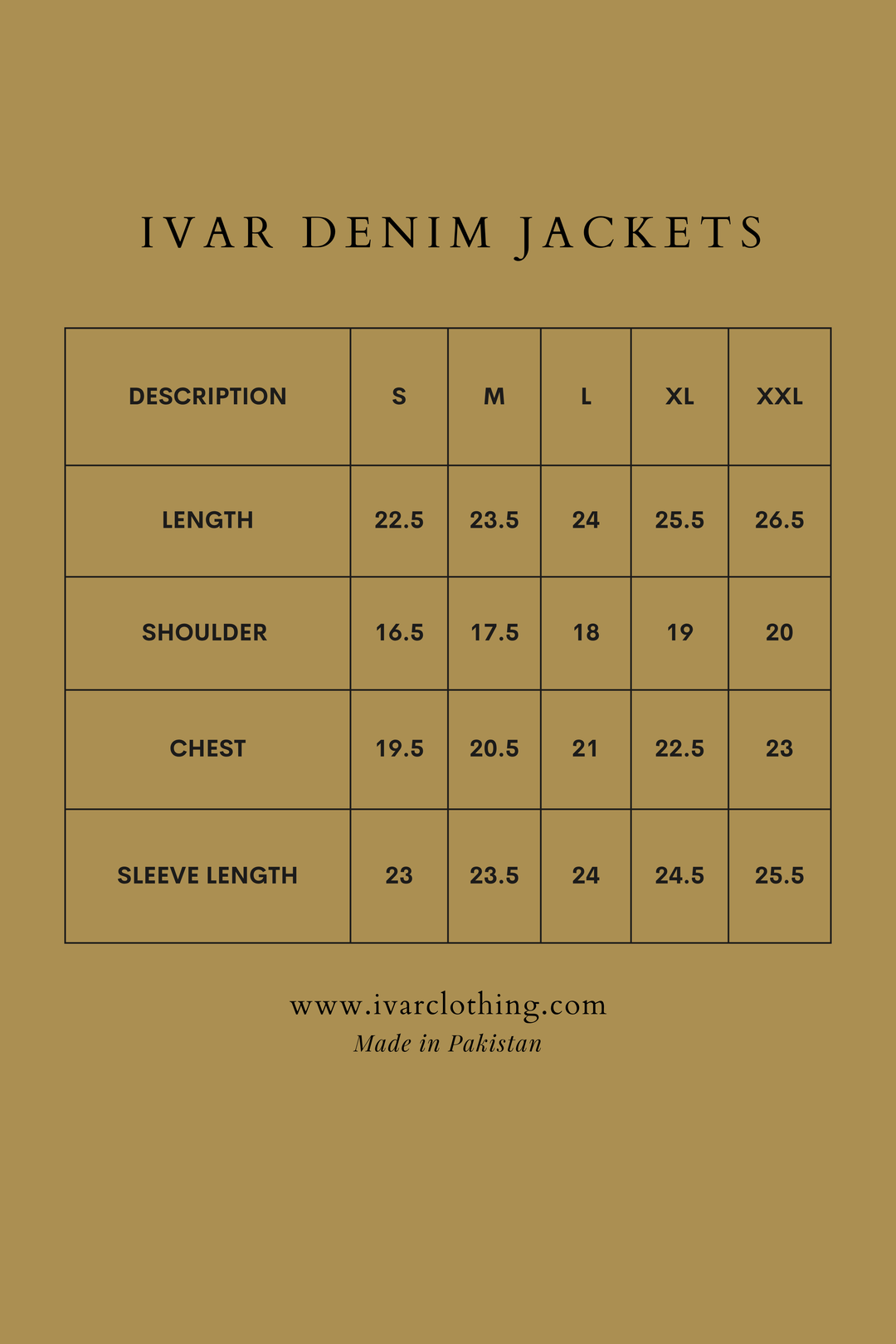 IVAR® Olive Green Denim Jacket