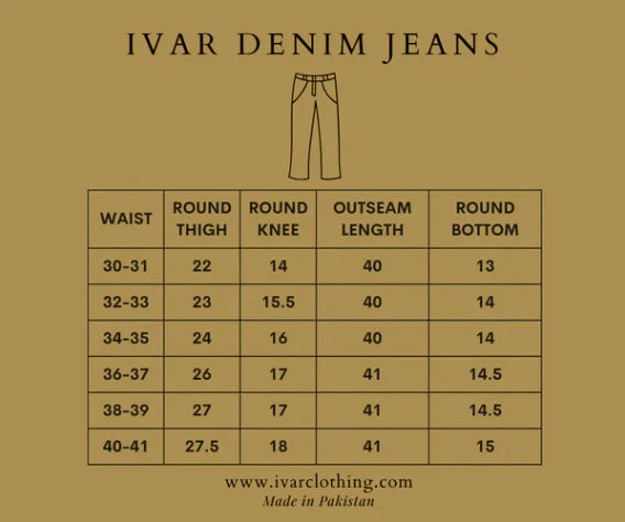 IVAR® Charcoal Denim Jeans