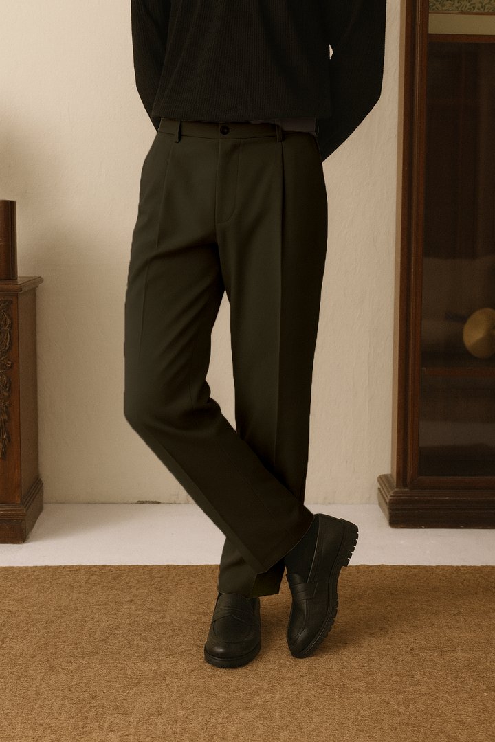 IVAR® Espresso Dusk Adjustable pleated pants