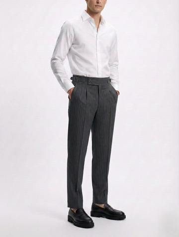 IVAR® Black Pin Stripe Gurkha Pants