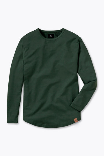 IVAR® Full Sleeve Luxeknit Green T shirt