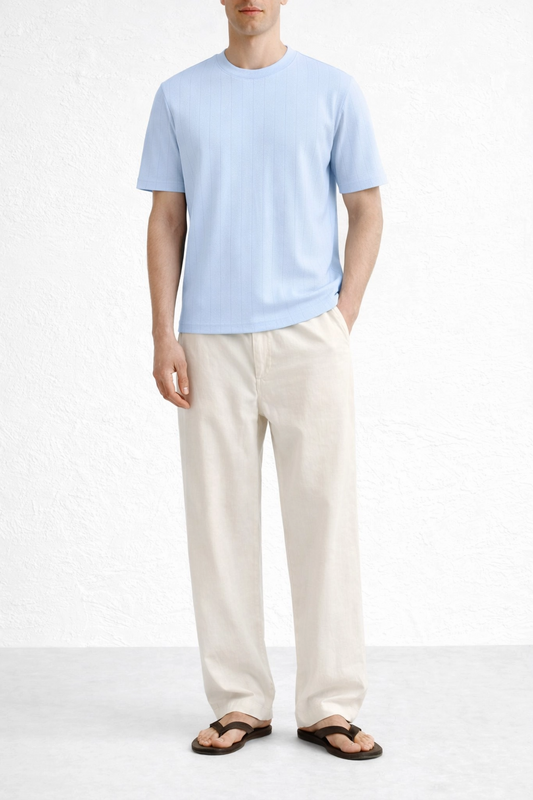 IVAR® Sky Blue Drop Needle Tshirt