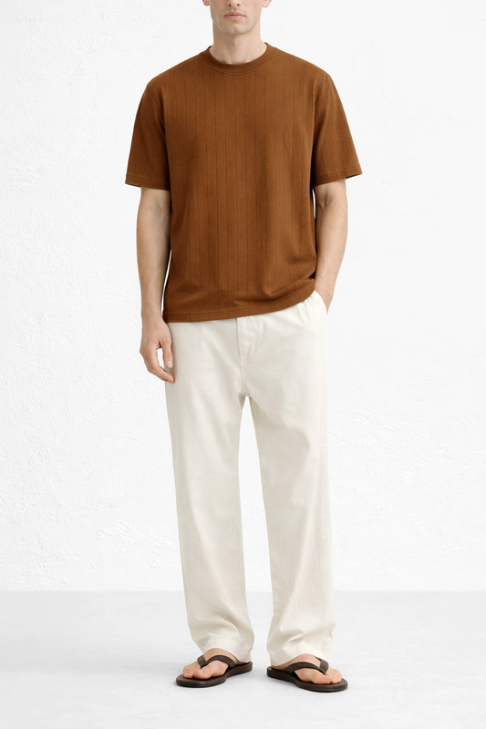 IVAR® Brown Drop Needle Tshirt