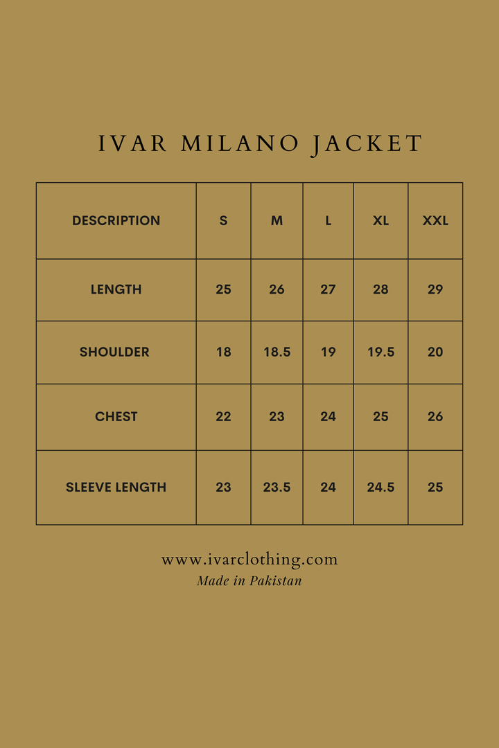 IVAR® Brown Milano Jacket
