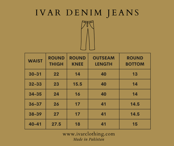 IVAR® Black Denim Jeans