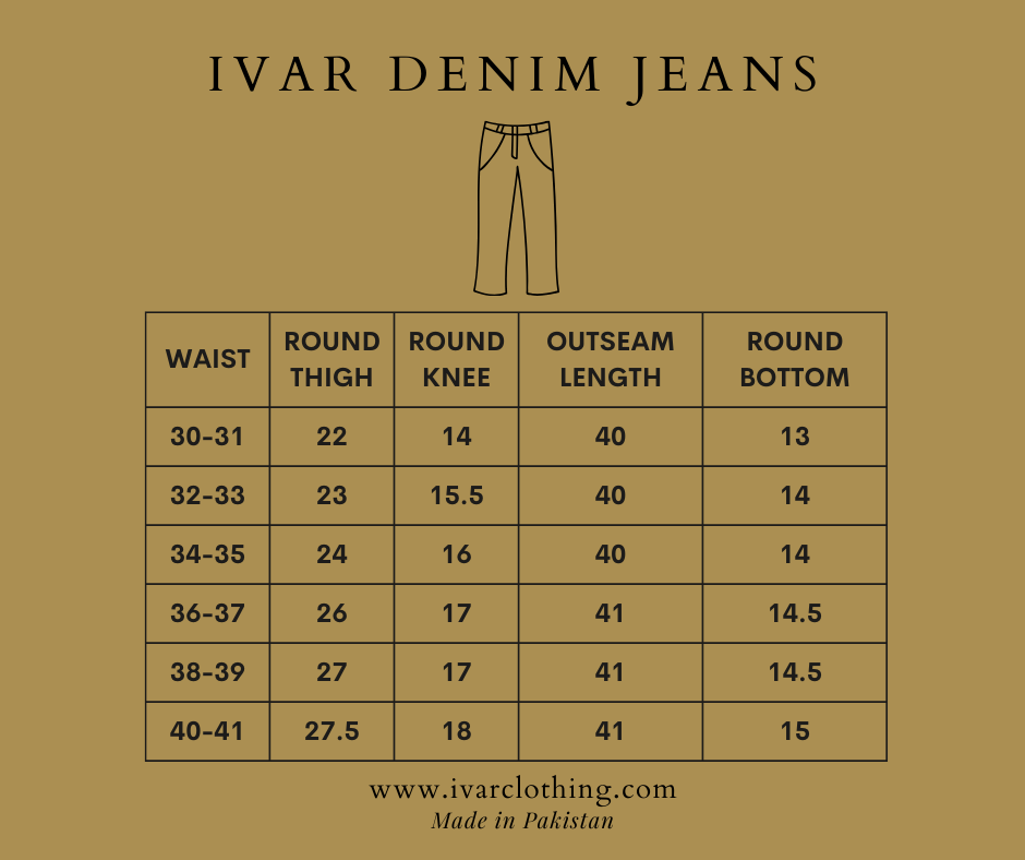 IVAR® Dark Blue Denim with Golden Thread