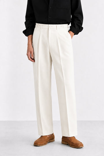 IVAR® White Korean 2.0 Adjustable Pants
