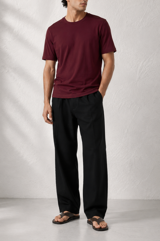 IVAR® Tapered Fit Maroon Tshirt