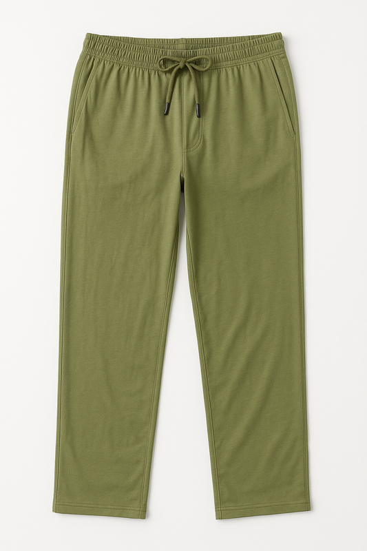 Mud green knitted Pajama (100% Combed Cotton)