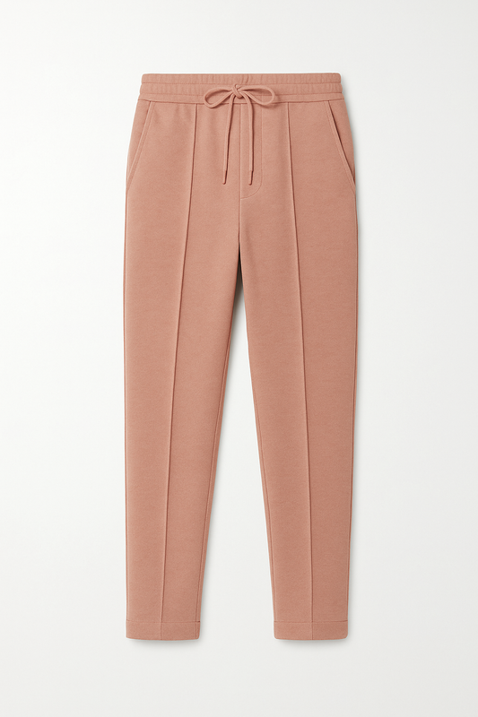 IVAR® Peach Stapered Knitted Pants