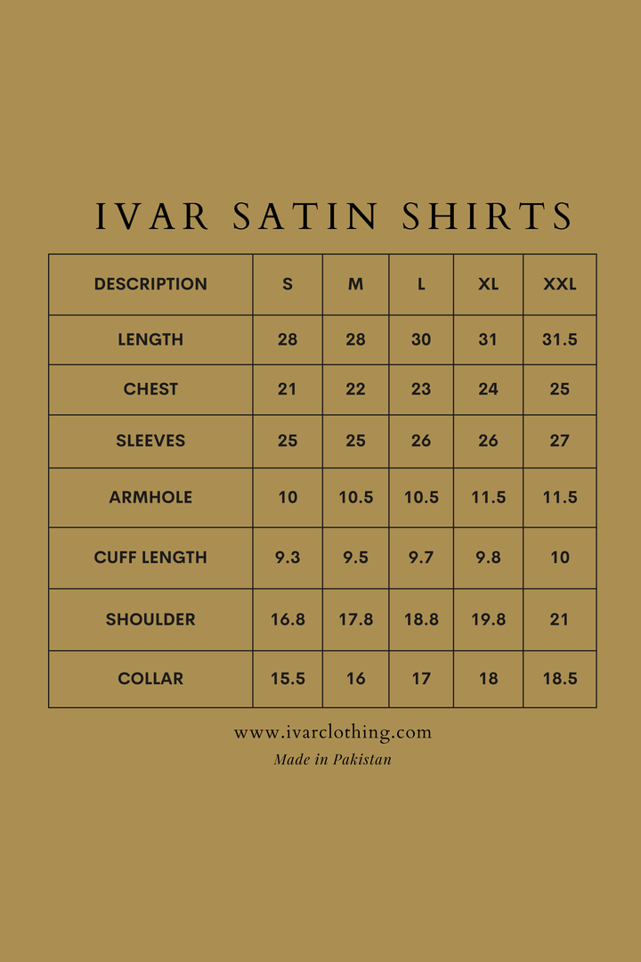 IVAR® Off Steel Blue Sateen Shirt