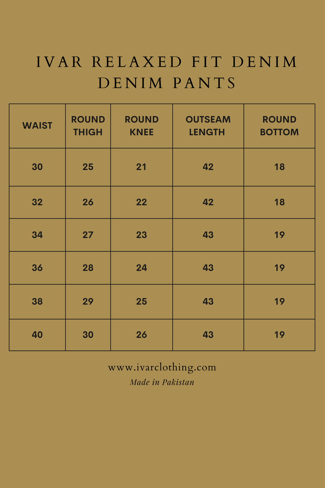 IVAR® White Relaxed Fit Denim