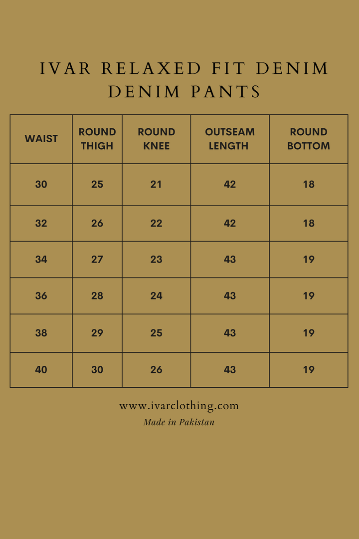 IVAR® White Relaxed Fit Denim
